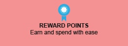 Reward Points. Earn and spend with ease.