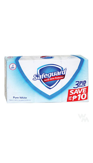 Safeguard Bar White 3pid Pack 135g