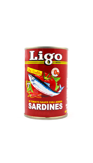 555 Sardines Tomato Sauce Chilli155g